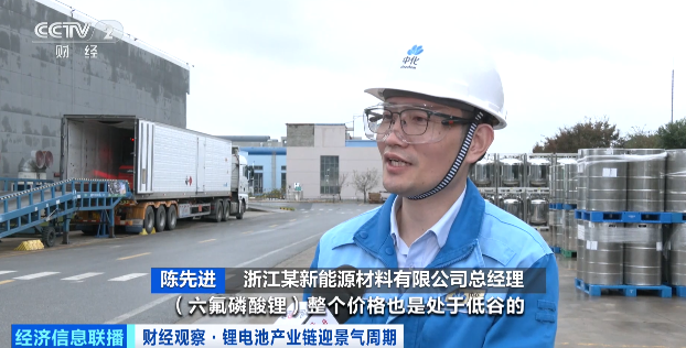 浙江某新能源材料有限公司總經理 陳先進：